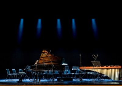 Il concerto dell'arcobaleno di Carlo Prosperi per pianoforte, marimba e archi. Ph. Claudio Minghi