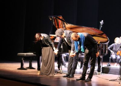 Il concerto dell'arcobaleno di Carlo Prosperi. Con Nima Keshawarzi, Omar Cecchi, orchestra La Filharmonie. Ph. Andrea Politi