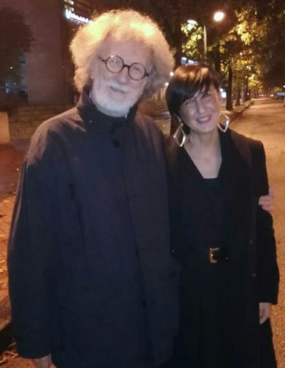 Con Mario Gamba. Area Sismica, Festival di musica contemporanea 2018.