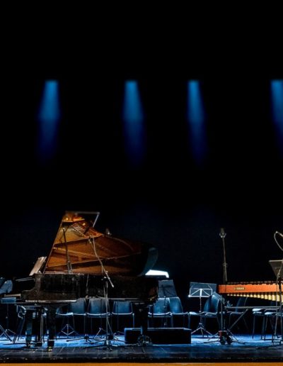 Il concerto dell'arcobaleno di Carlo Prosperi per pianoforte, marimba e archi. Ph. Claudio Minghi