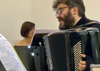 Con Francesco Gesualdi. Università dell'Andalusia. Museo di arte contemporanea La Cartuja - Siviglia