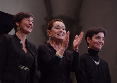 Suoni riflessi 2022. Lux Firenze nel mondo. Con Monica Guerritore e Giulia Peri. Ph. Vittorio Battoglia