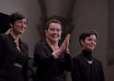 Suoni riflessi 2022. Lux Firenze nel mondo. Con Monica Guerritore e Giulia Peri. Ph. Vittorio Battoglia